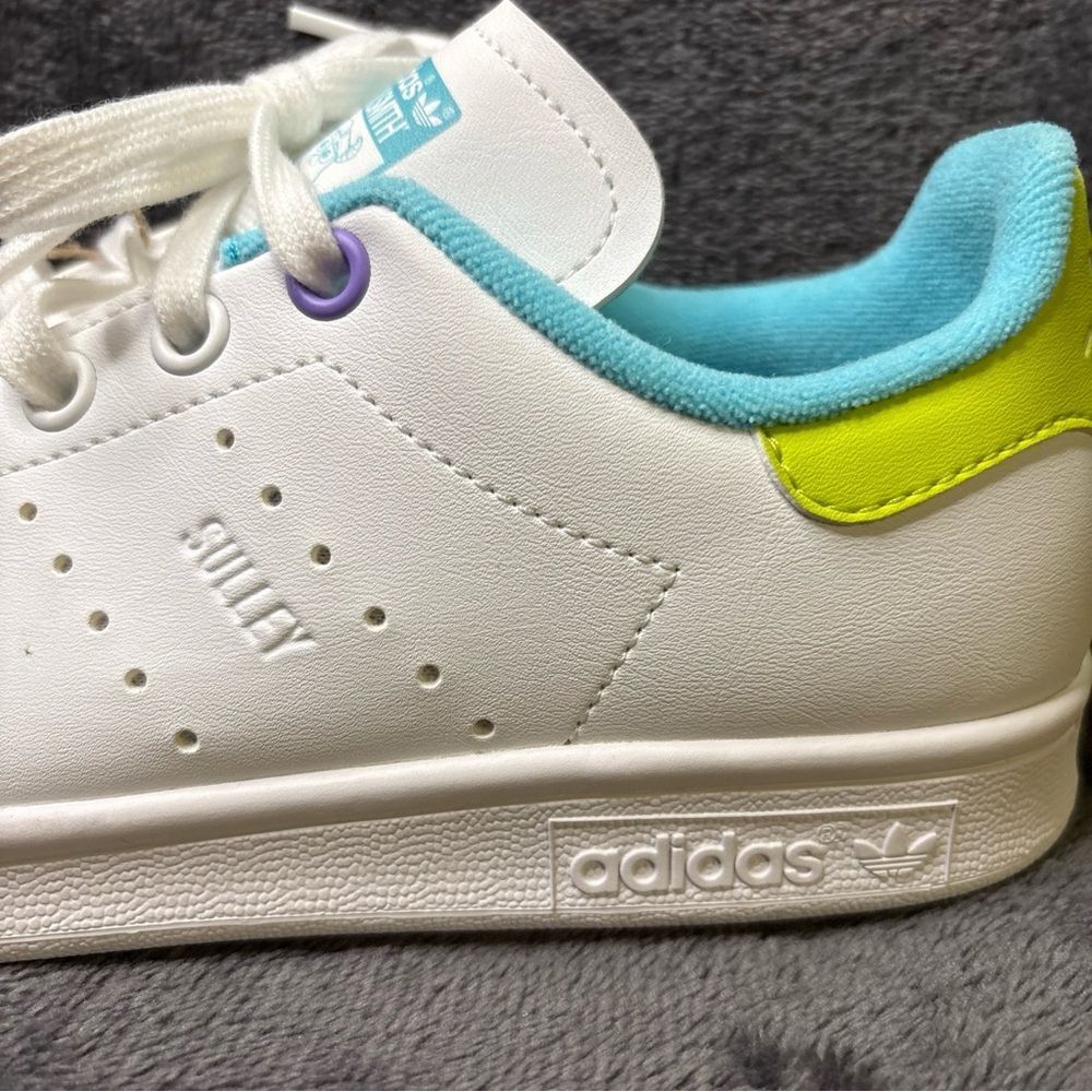 adidas Originals Stan Smith White/Pantone/ (Unisex) G and B Sz 5 - Picture 7 of 16